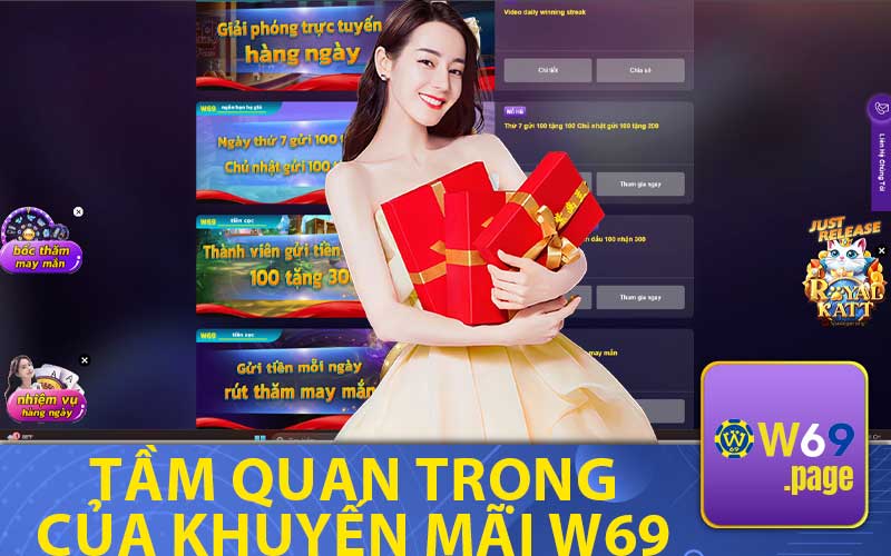 Tầm Quan Trọng Của Các Chương Trình Khuyến Mãi W69