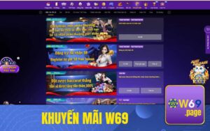 Các Chương Trình Khuyến Mãi W69